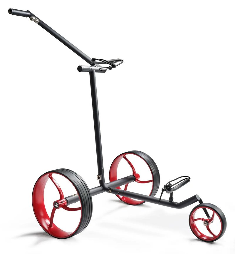 Davies Caddy Premium S Black DHC elektrische trolley, zwart