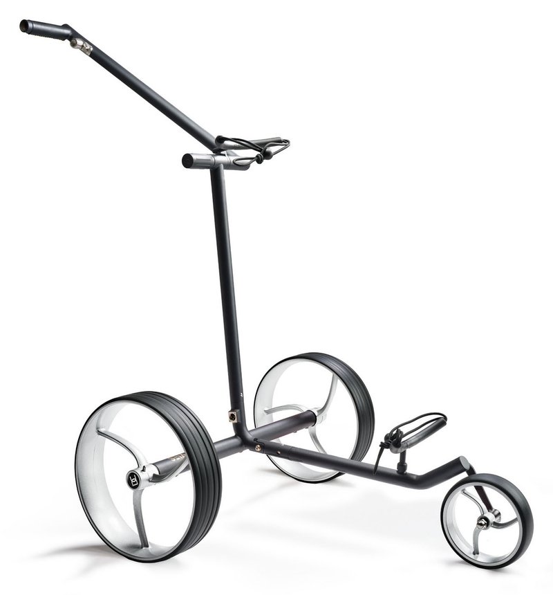 Davies Caddy Premium S Black DHC elektrische trolley, zwart