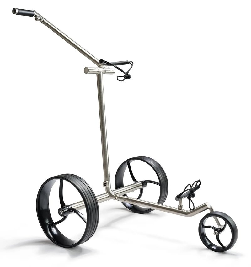 Davies Caddy Premium S Brush DHC elektrische trolley, zilver