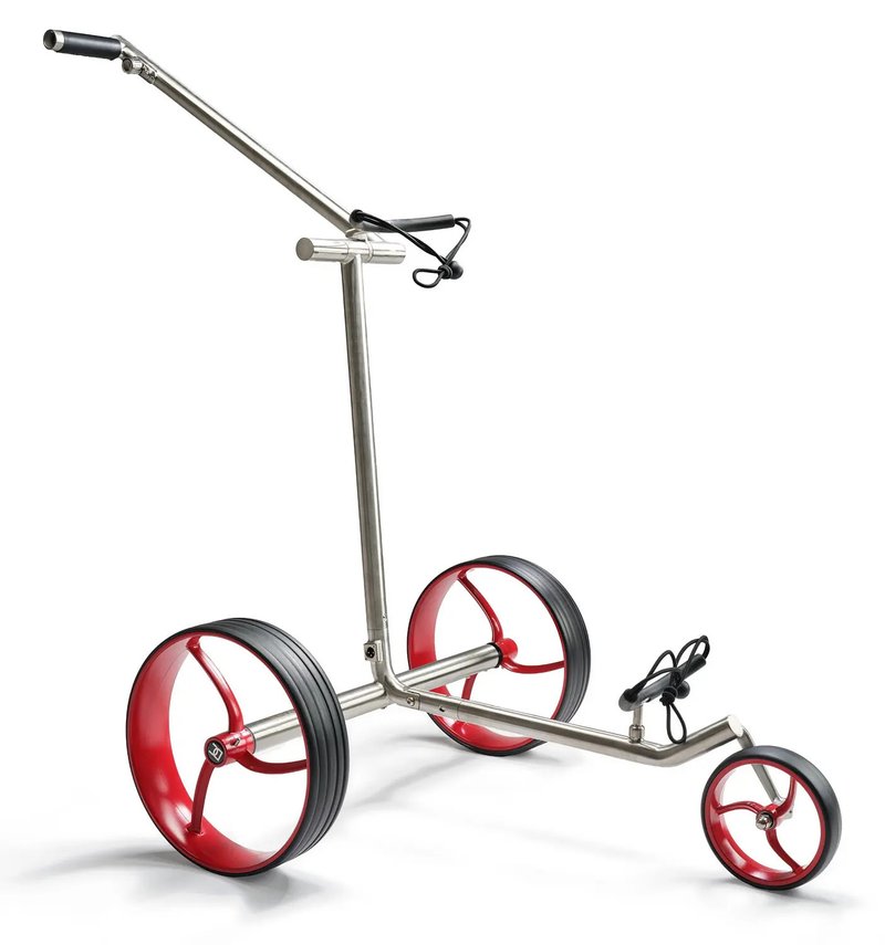 Davies Caddy Premium S Brush DHC elektrische trolley, zilver