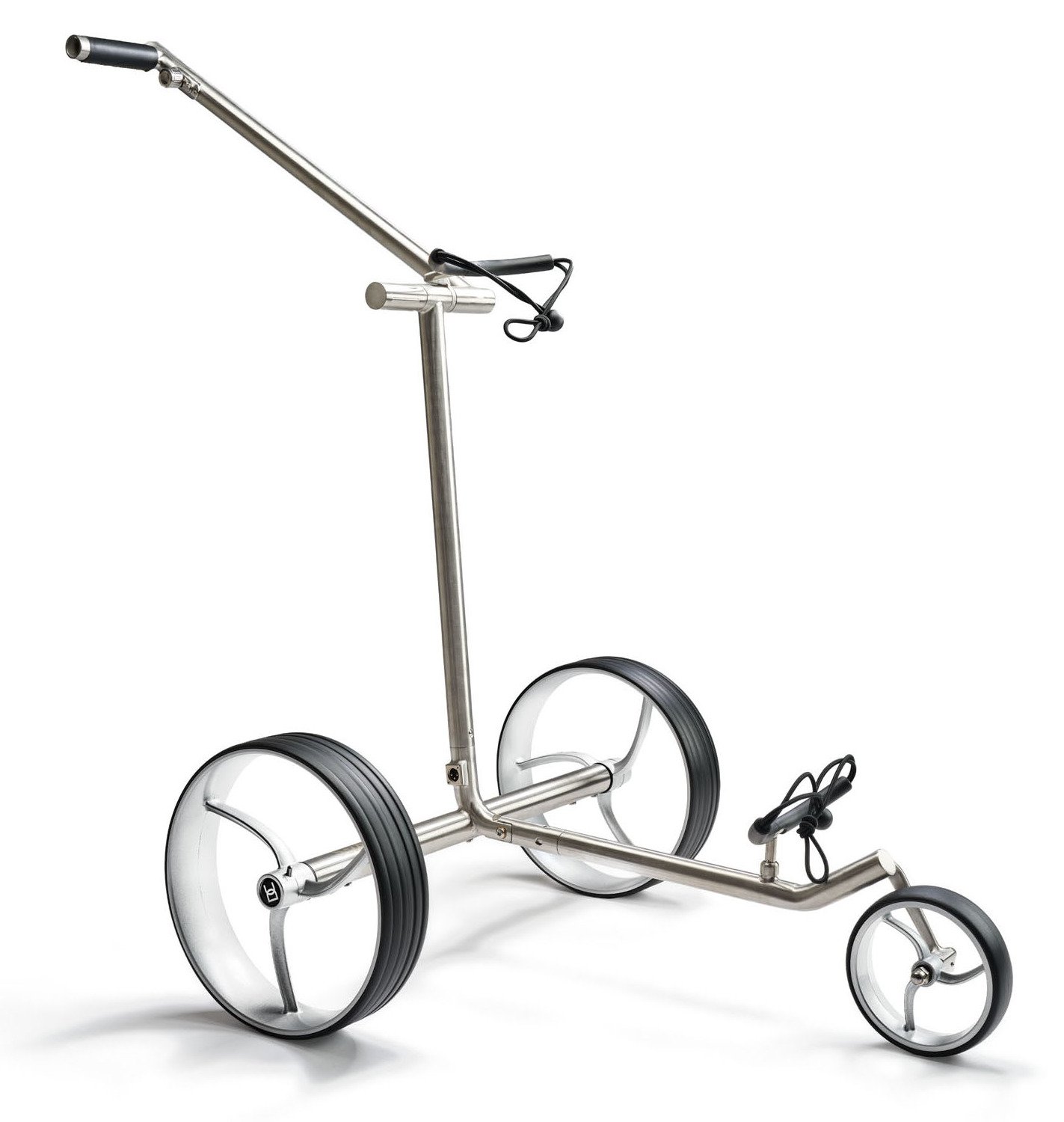 Davies Caddy Premium S Brush DHC elektrische trolley, zilver