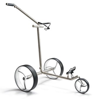 Davies Caddy Premium S Brush DHC elektrische trolley, zilver