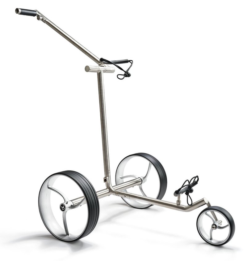 Davies Caddy Premium S Brush DHC elektrische trolley, zilver