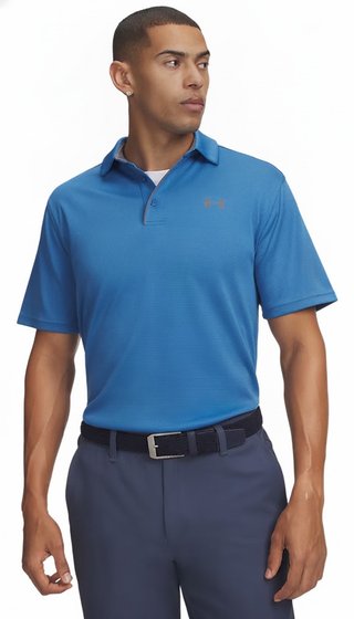 Under Armour Tech heren polo, blauw