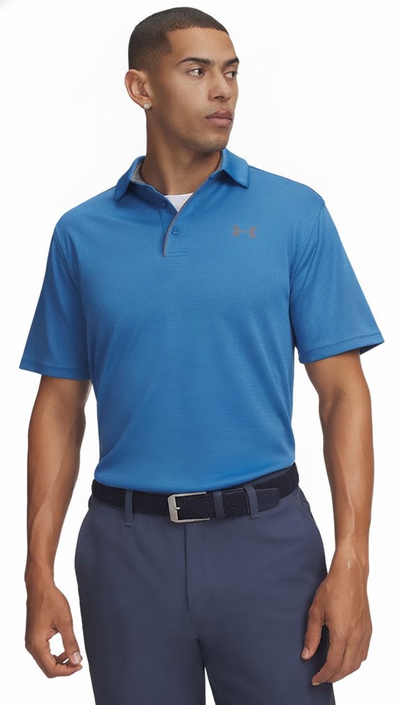 Under Armour Tech heren polo, blauw