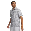 Under Armour Playoff 3.0 Printed heren polo, grijs