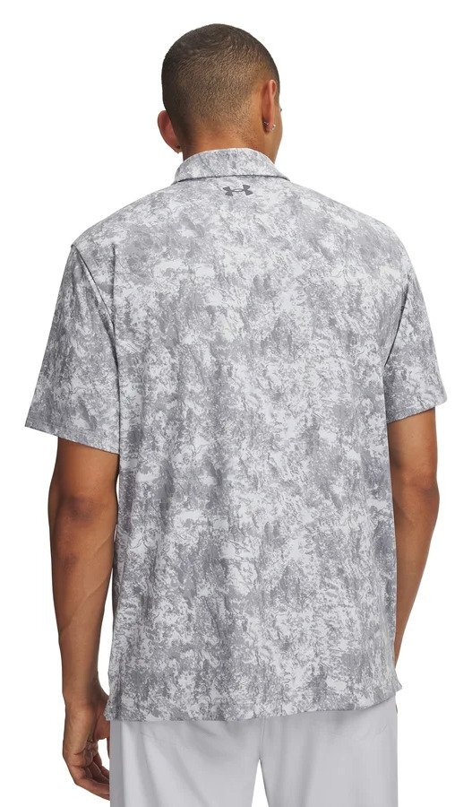 Under Armour Playoff 3.0 Printed heren polo, grijs