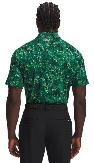Under Armour Playoff 3.0 Printed heren polo, groen