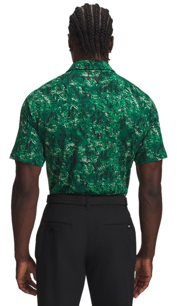 Under Armour Playoff 3.0 Printed heren polo, groen