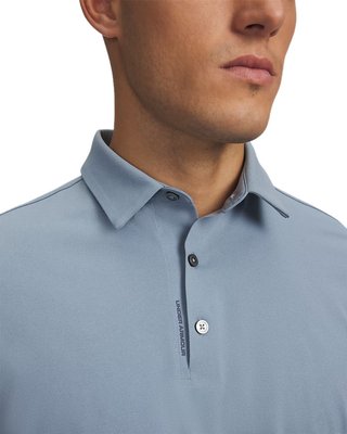 Under Armour ArmourDry heren polo, blue wind/midnight navy