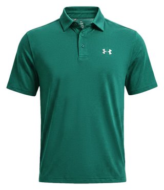 Under Armour Tee To Green Pique heren polo, campus ivy/wit