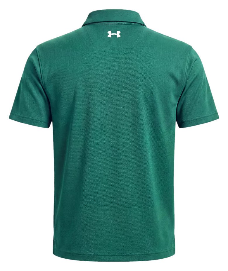 Under Armour Tee To Green Pique heren polo, campus ivy/wit