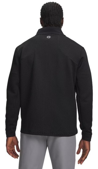 Under Armour Drive Pro Hybrid FZ heren sweater, zwart/wit