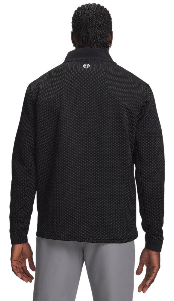 Under Armour Drive Pro Hybrid FZ heren sweater, zwart/wit