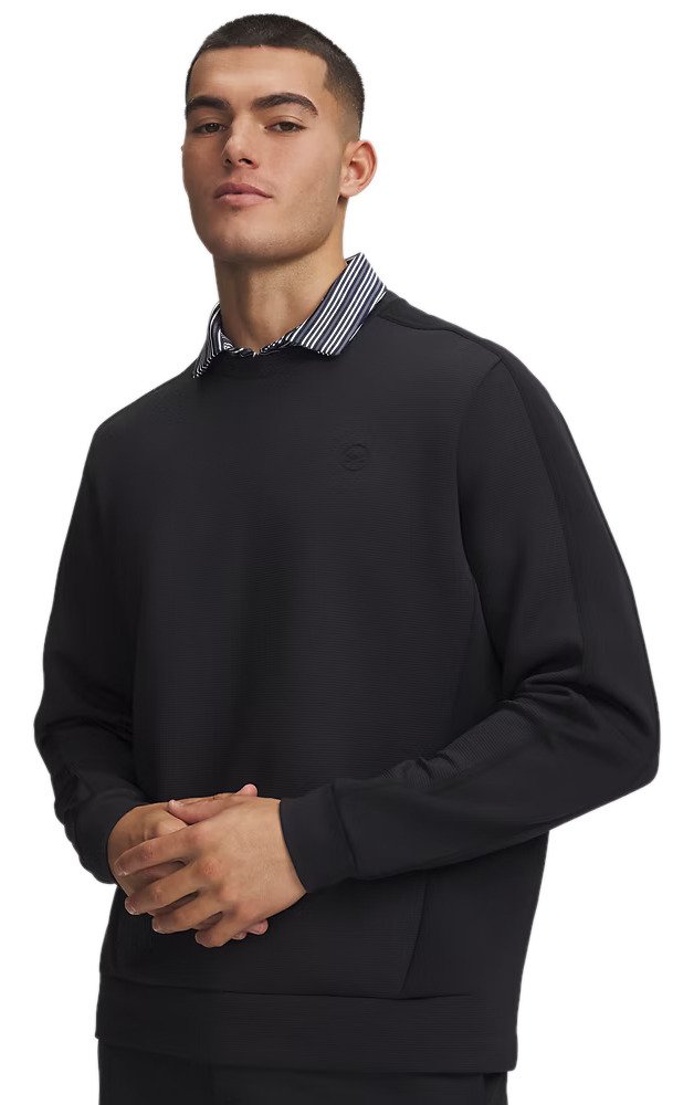 Under Armour UA Drive Crew heren midlayer, zwart
