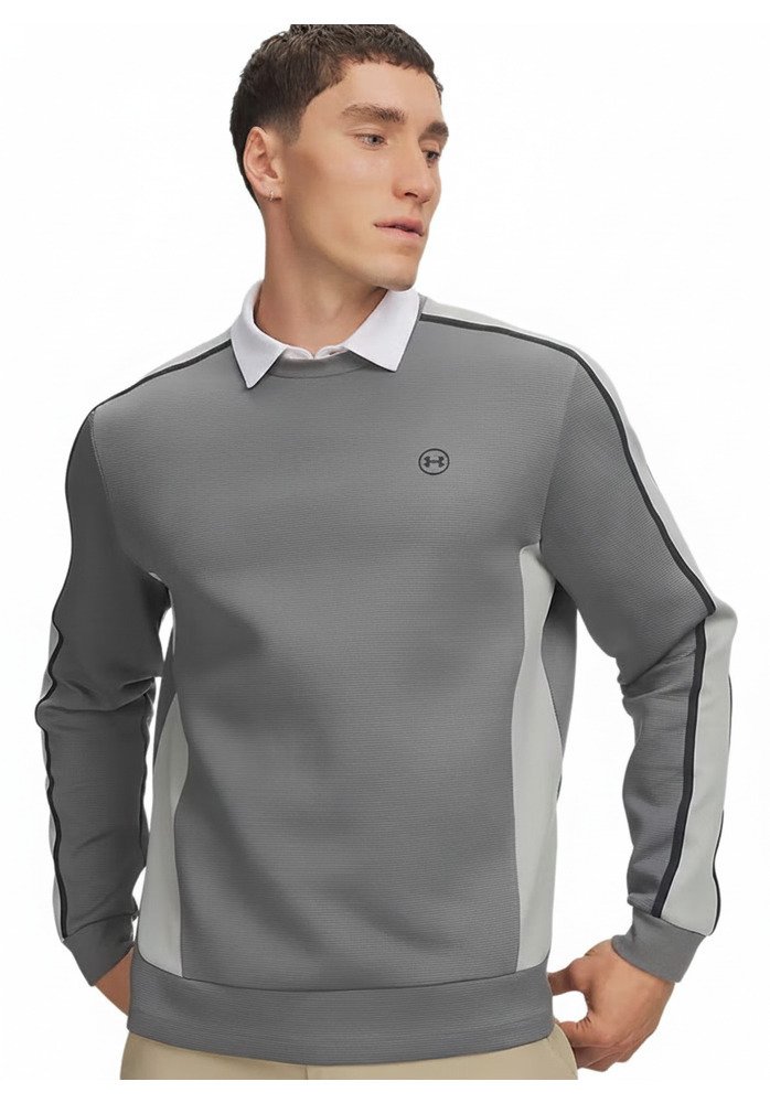 Under Armour UA Drive Crew heren midlayer, grijs