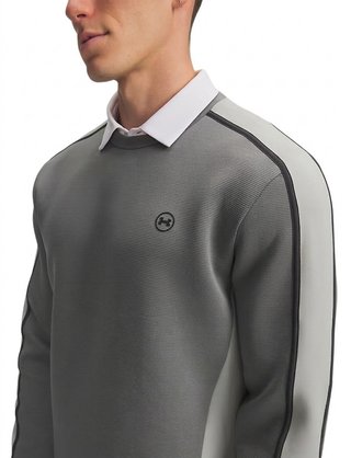 Under Armour UA Drive Crew heren midlayer, grijs