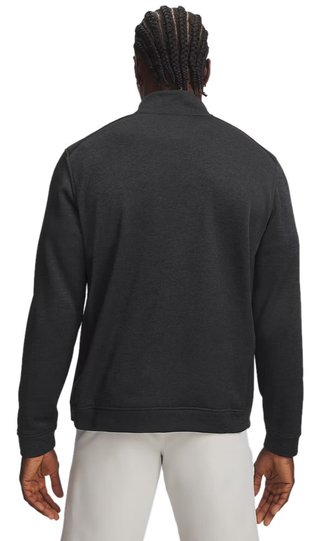 Under Armour Sweaterfleece Hybrid HZ heren sweater, zwart
