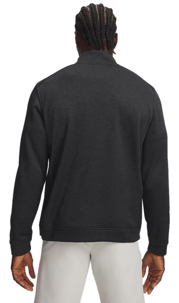 Under Armour Sweaterfleece Hybrid HZ heren sweater, zwart