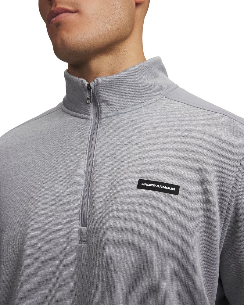 Under Armour Sweaterfleece Hybrid HZ heren sweater, grijs