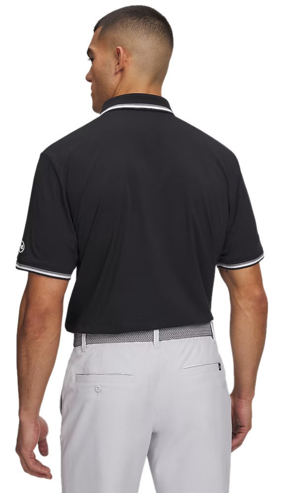 Under Armour ArmourDry Rib heren polo, zwart
