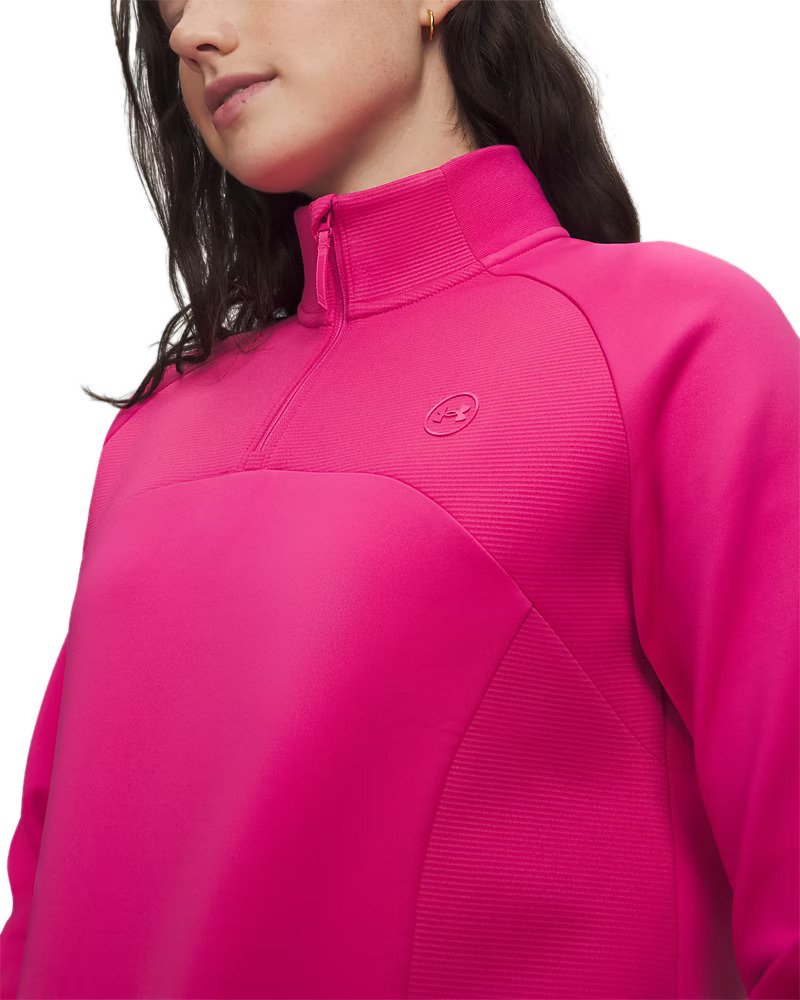 Under Armour UA Drive Midlayer 1/4 zip dames sweatshirt, roze