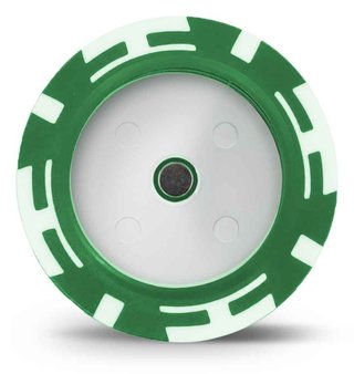 Masters Golf Poker Chip Disc Holder, groen