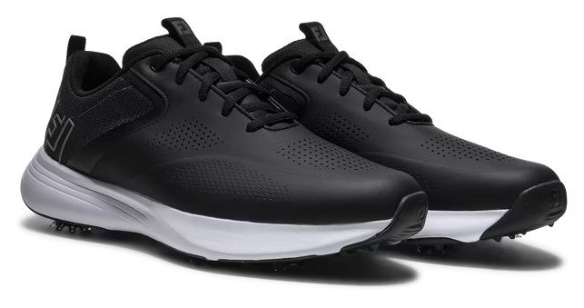 FootJoy Qualifier heren golfschoenen, zwart/wit/grijs