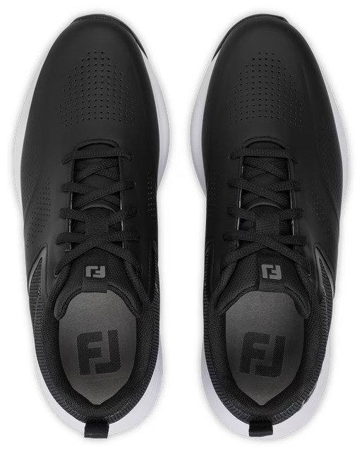 FootJoy Qualifier heren golfschoenen, zwart/wit/grijs
