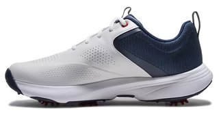 FootJoy Qualifier heren golfschoenen, wit/blauw/rood