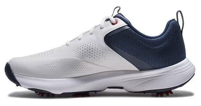 FootJoy Qualifier heren golfschoenen, wit/blauw/rood