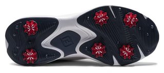 FootJoy Qualifier heren golfschoenen, wit/blauw/rood