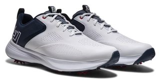 FootJoy Qualifier heren golfschoenen, wit/blauw/rood