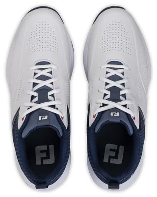 FootJoy Qualifier heren golfschoenen, wit/blauw/rood