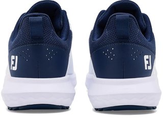 FootJoy Qmotion heren golfschoenen, wit/marineblauw
