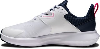 FootJoy Qmotion dames golfschoenen, wit/blauw/roze