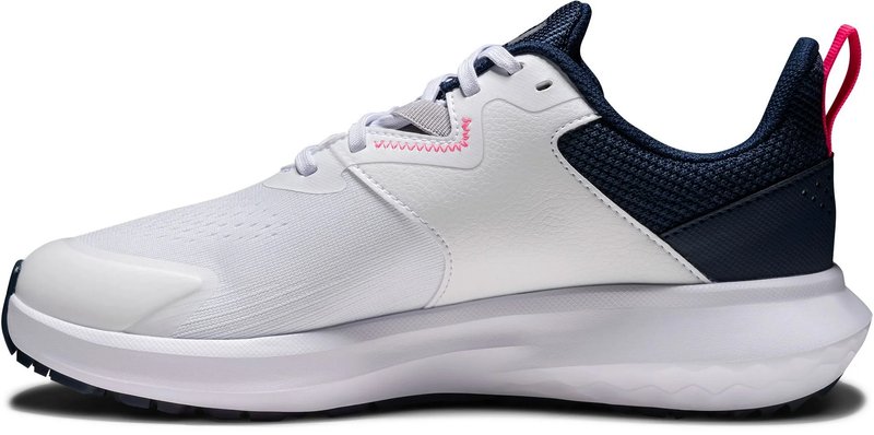 FootJoy Qmotion dames golfschoenen, wit/blauw/roze