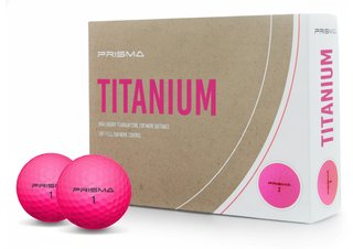 Prisma Titanium golfballen (12 ballen), roze