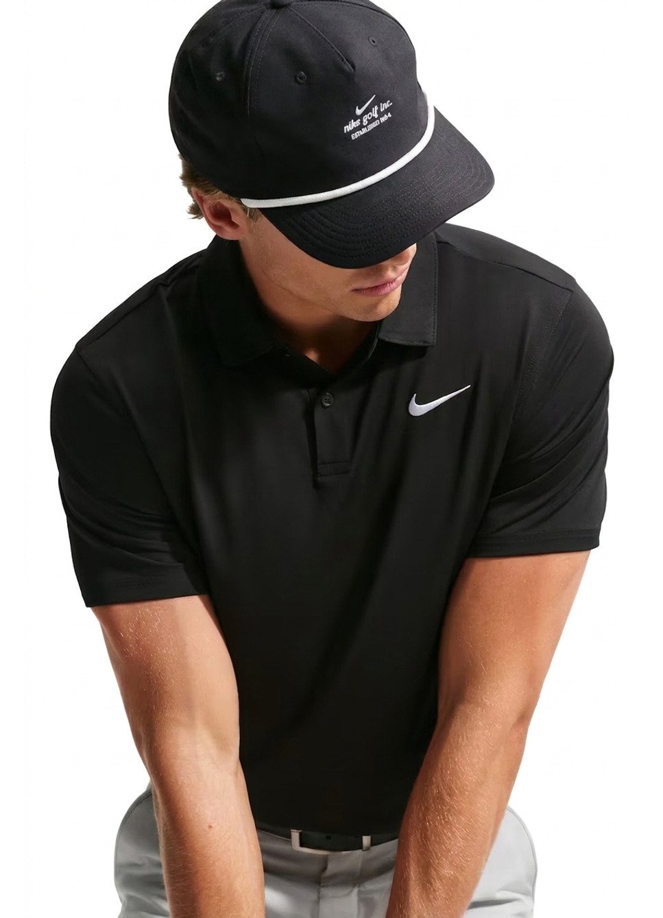 Nike Velocity Dri-FIT heren polo, zwart