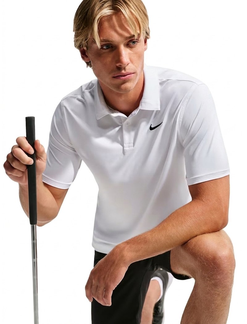 Nike Velocity Dri-FIT heren polo, wit
