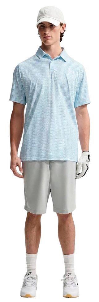 Nike Velocity heren polo, wit/blauw