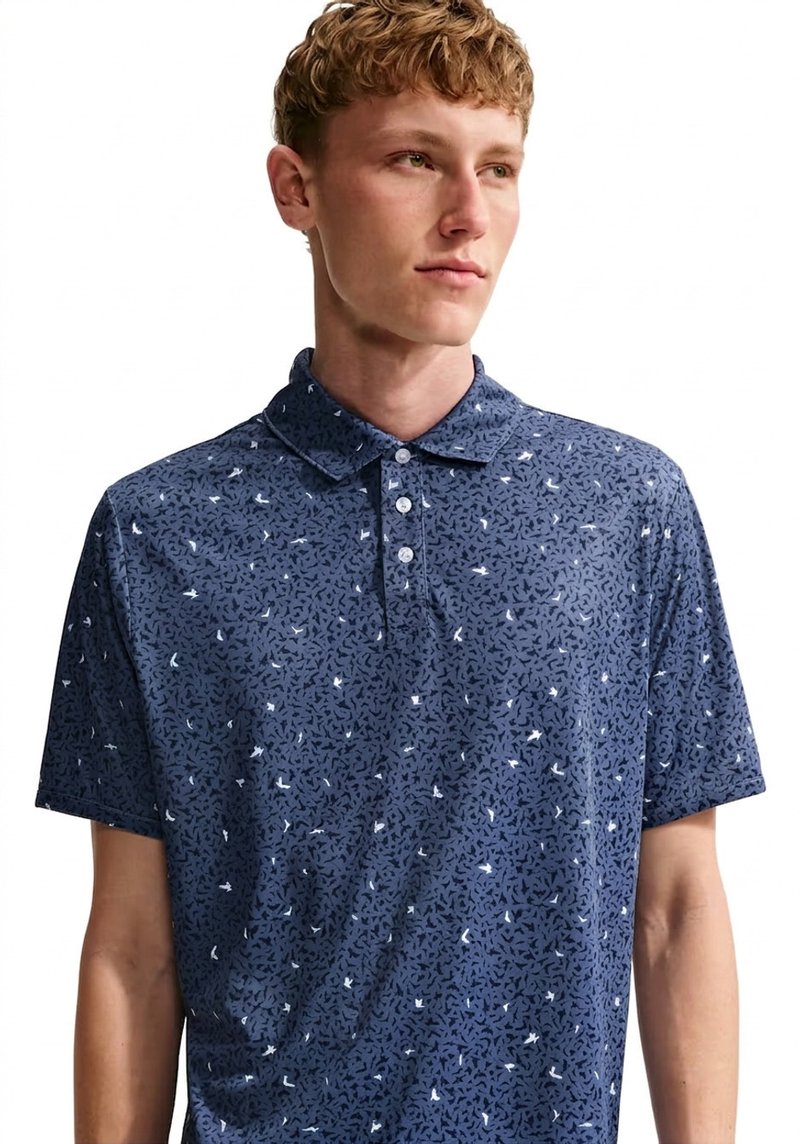 Nike Par heren polo, microprint birds