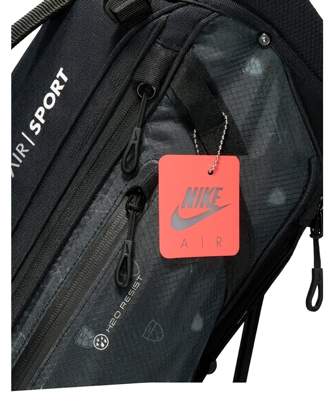 Nike Air Sport 2 stand bag, zwart/iron grey/wit