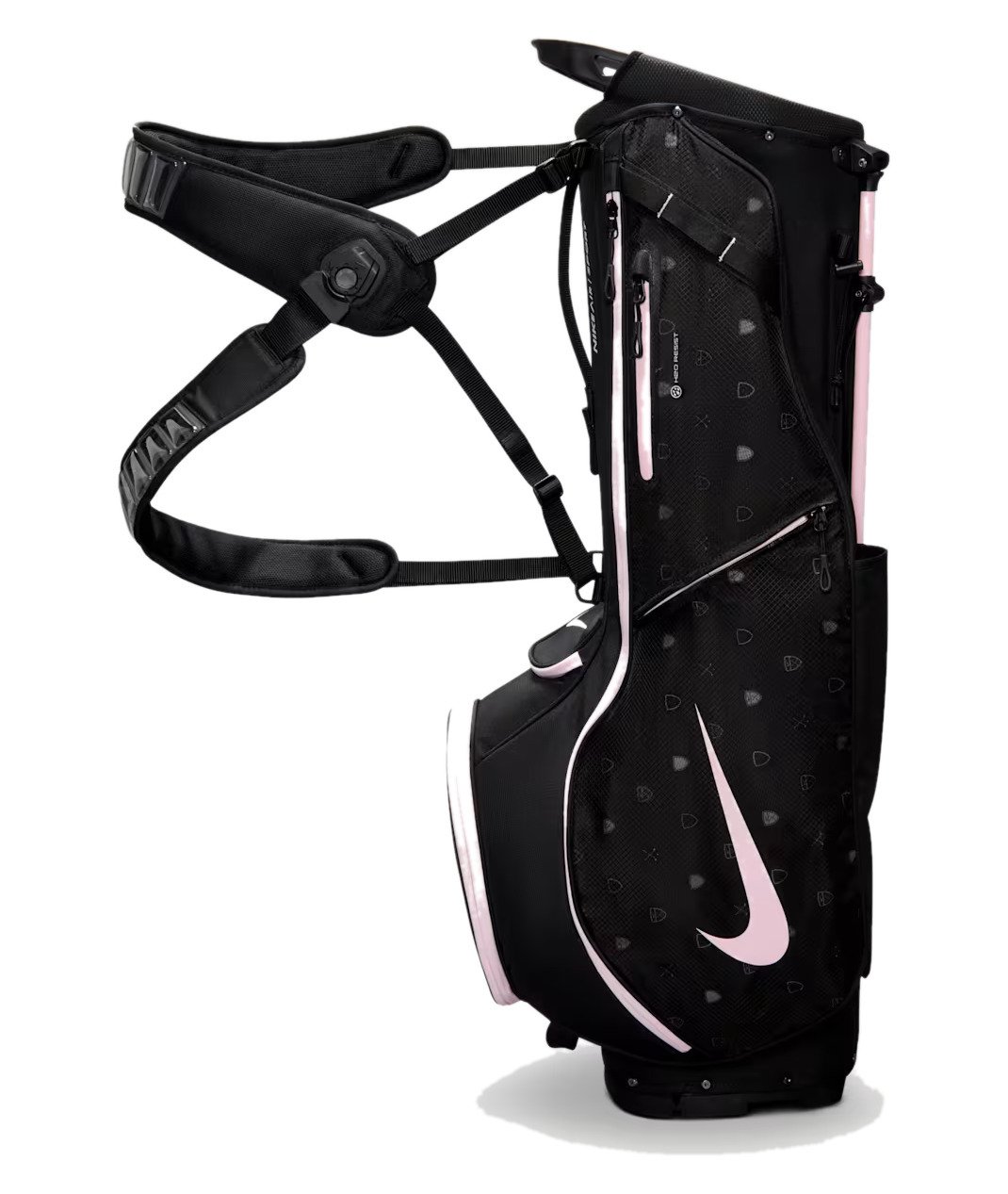 Nike Air Sport 2 stand bag, zwart/sail/roze/pink foam