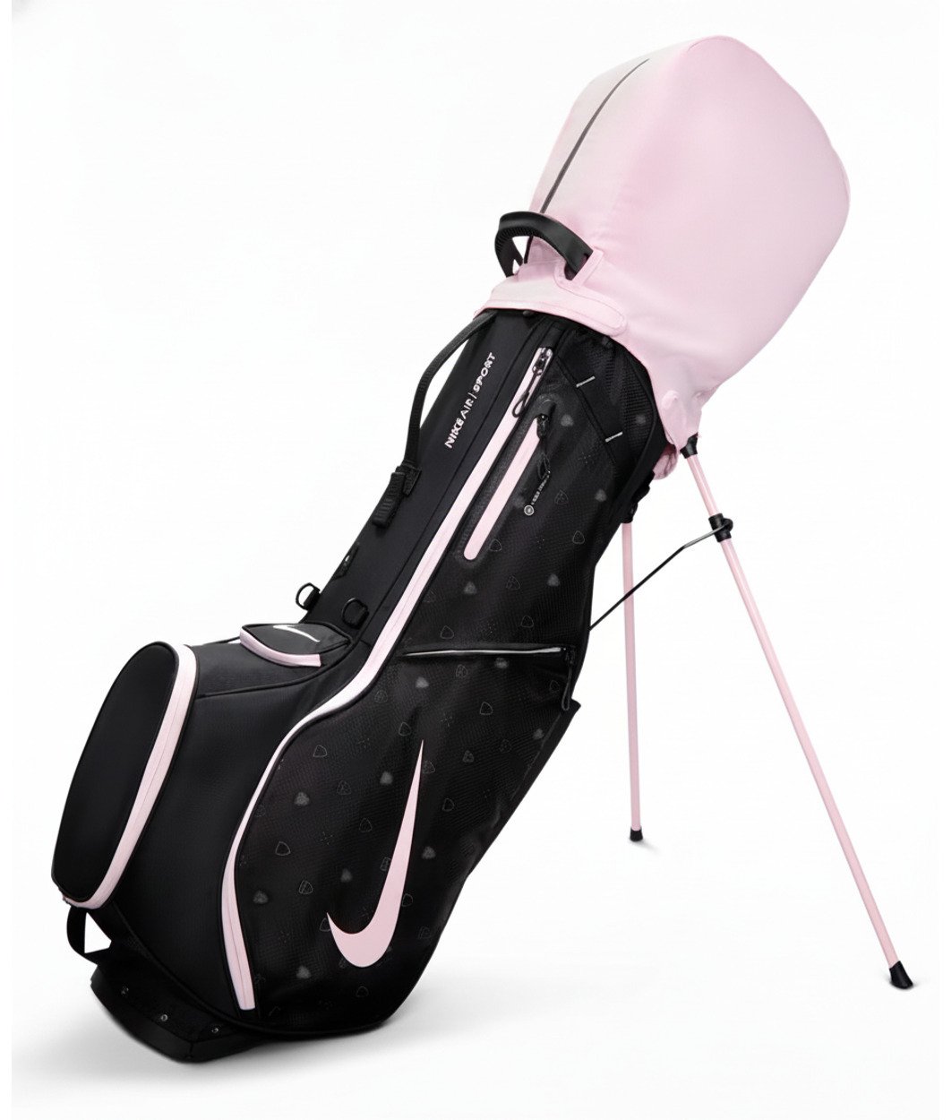 Nike Air Sport 2 stand bag, zwart/sail/roze/pink foam