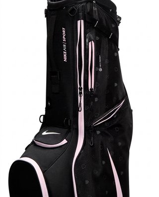 Nike Air Sport 2 stand bag, zwart/sail/roze/pink foam