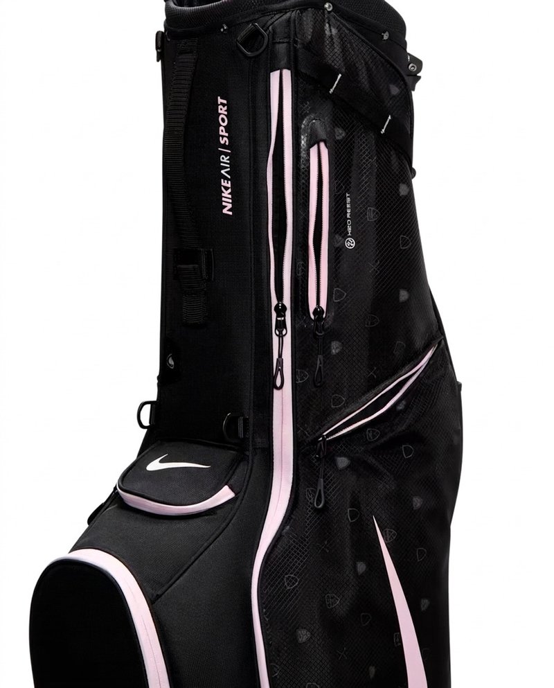 Nike Air Sport 2 stand bag, zwart/sail/roze/pink foam