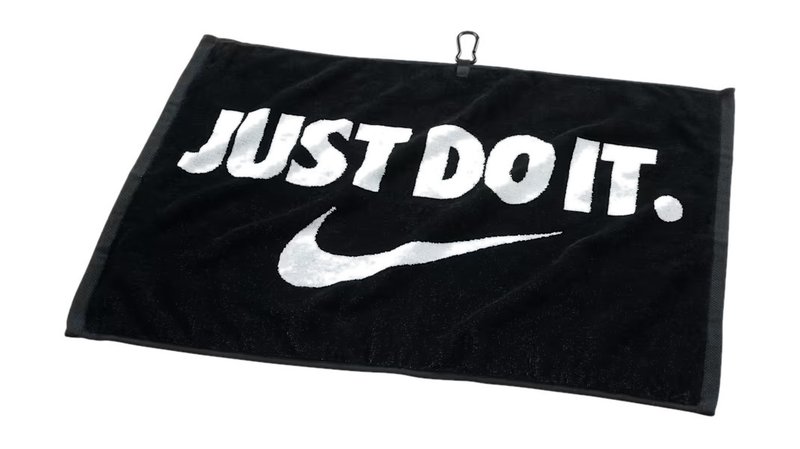 Nike Performance golfhanddoek, zwart/wit