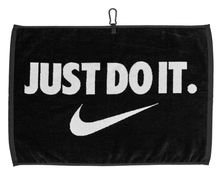 Nike Performance golfhanddoek, zwart/wit
