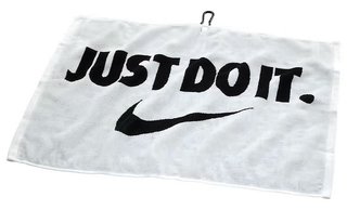 Nike Performance 2.0 golfhanddoek, wit/zwart